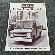Original 1971 Gmc Value Van Models Brochure 71 Original 1971 Gmc Value Van Models Brochure 71