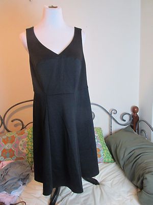 ABS by Allen Schwartz Dress SIZE 1X  NWT $178 Black 