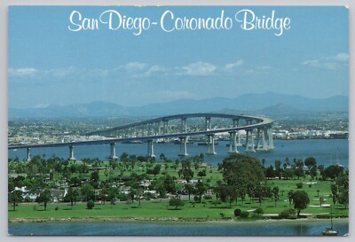Postcard San Diego Coronado Bridge California