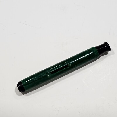 Waterman Vintage Patrician FP Green Marble Barrel Unused Old Stock