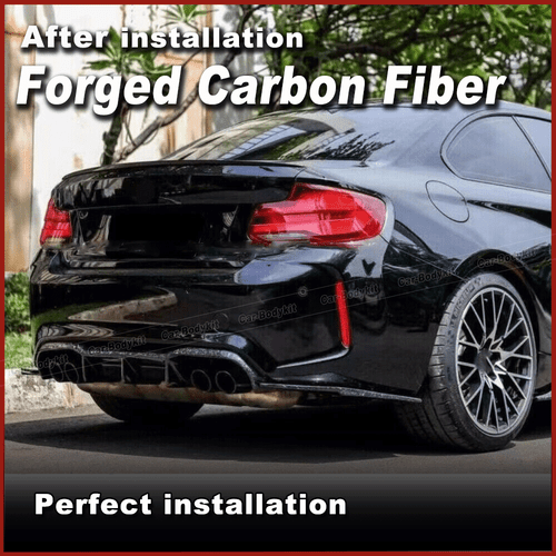 Für BMW 2ER F87 M2 Coupe Forged Carbon Heckdiffusor Diffusor Heckansatz Lippe - Picture 3 of 12
