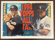 1995 Topps #384 Jeff Bagwell Astros Frank Thomas White Sox All-Star 1st Basemen