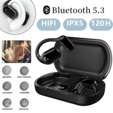 True Wireless Bone Conduction Headphones Bluetooth 5.3 Wireless Headset Earbuds