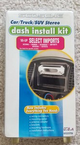 Scosche Dash Install Kit 88-Up Select Imports Car Truck SUV UI225TTA NIP