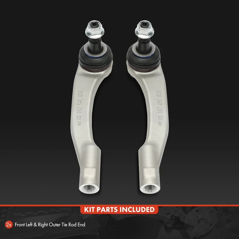 Extremo de barra de amarre exterior para conductor y pasajero delantero 2 piezas para Porsche Panamera 2010-2016 Foto 3 de 4