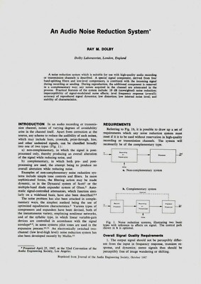 Bedienungsanleitung [pdf-Datei] # Dolby # Audio Noise Reduction System # english
