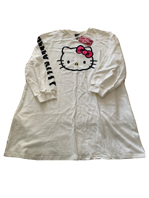 NWT, SHEIN X HELLO KITTY FRIENDS Nightgown Cream W/Kitty