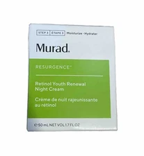 Murad Retinol Youth Renewal Night Cream - 1.7 oz - New In Box 