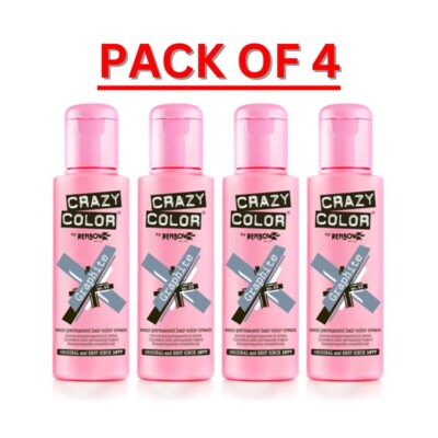 CRAZY COLOR SEMI PERMANENTE HAARFARBE 100ML MEHRFARBIG WAHL 4er Pack