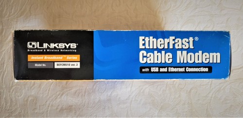 Linksys EtherFast Cable Modem with USB & Ethernet Connections (BEFCMU10 ver. 2) - Picture 3 of 7