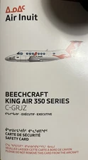 Air Inuit Safety Feature Card - Beechcraft King Air 350 Series C-GRJZ