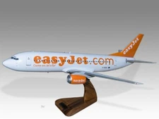 Boeing 737-300 Easyjet Desk Wood Airplane New Model Large Scale 1/72