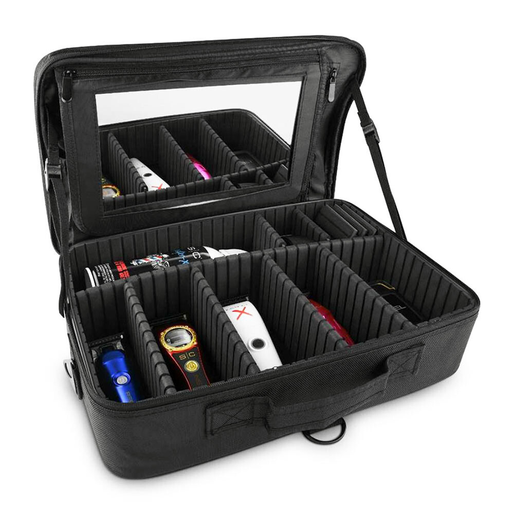 StyleCraft On-The-Go Barber Stylist Tool Case W Mirror SC328B