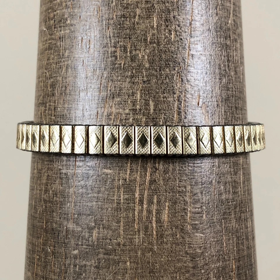 Reloj de cuerda mecánico de expansión tono dorado vintage Favre-Leuba Geneve para mujer 6" Foto 4 de 4