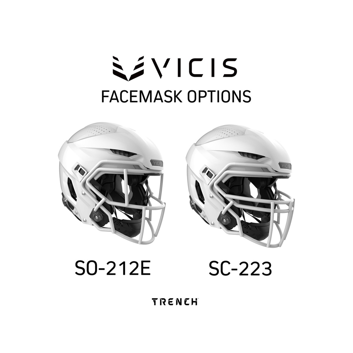 VICIS ZERO2 Trench Football Helmet for Offensive and Defensive