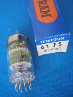 ECC82 / 12AU7 Röhren TUNGSRAM - NEU / NOS - ECC 82 - Bild 1 von 3