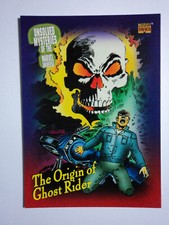 1993 MARVEL UNIVERSE IV - BASE CARD - 139 THE ORIGIN OF GHOST RIDER