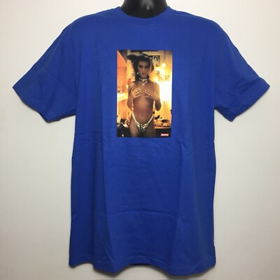 Supreme Nan Supreme Rhinestone Tee 100% Authentic Supreme Nan