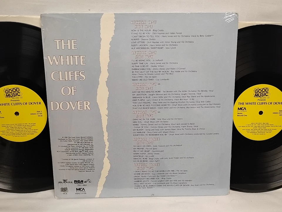 The White Cliffs Of Dover 3 x Vinyl LP MCA Records MSM2-35199 1990 - Image 3 of 4