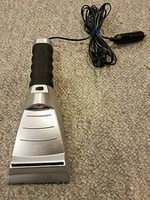 Totes Heated Auto Ice Scraper 15' 12-Volt DC Power Cord Built In Flashlight -NIB