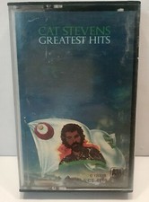 Vintage Cat Stevens Greatest Hits cassette tape, good used condition