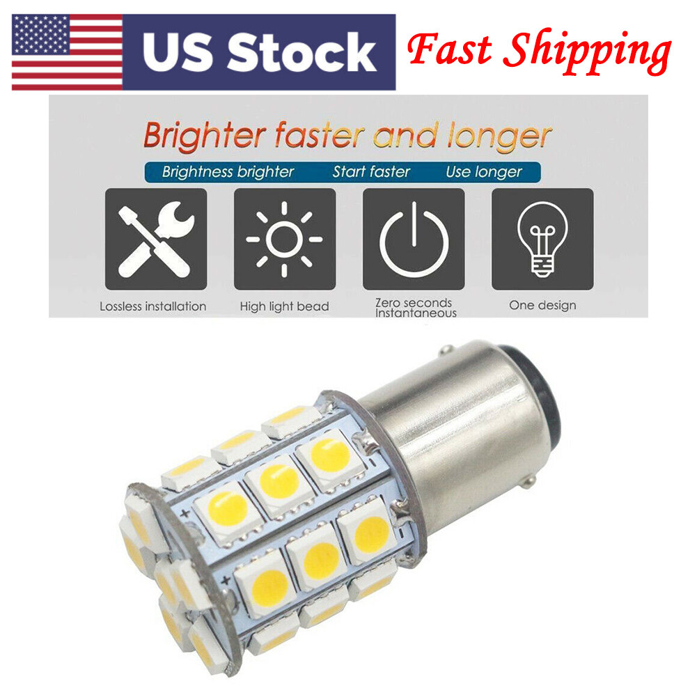 Blue Cabin Marine Boat LED Interior 27- SMD BA15D Light Bulbs 1004 1076 1142 US