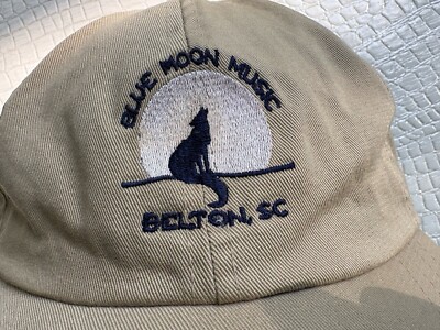 Blue Moon Music South Carolina Hat Cap Strapback Khaki Cotton Embroidery Belton