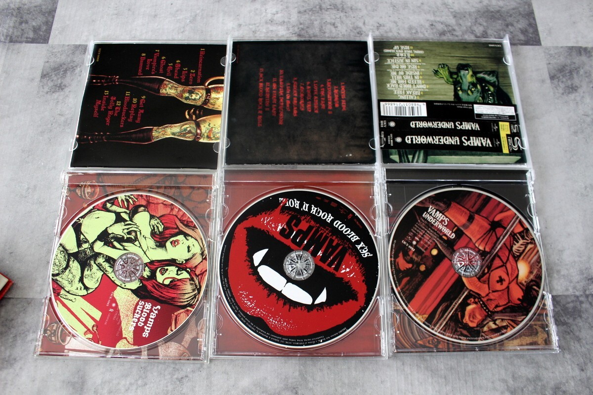 VAMPS BLOODSUCKERS hyde ラルク FULL SET x5 VAMPS(hyde, L'Arc-en-Ciel)Japan CD Underworld