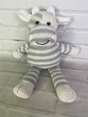 Tiny Treasures Knit Plush Stuffed Animal Toy Giraffe Striped