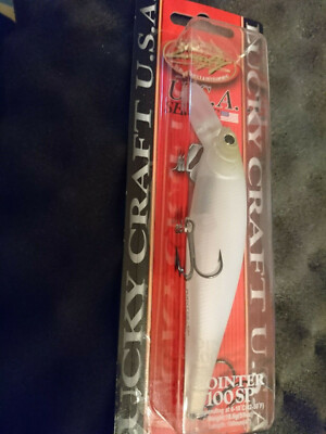 Lucky Craft Pointer 100SP  # NC Shell White