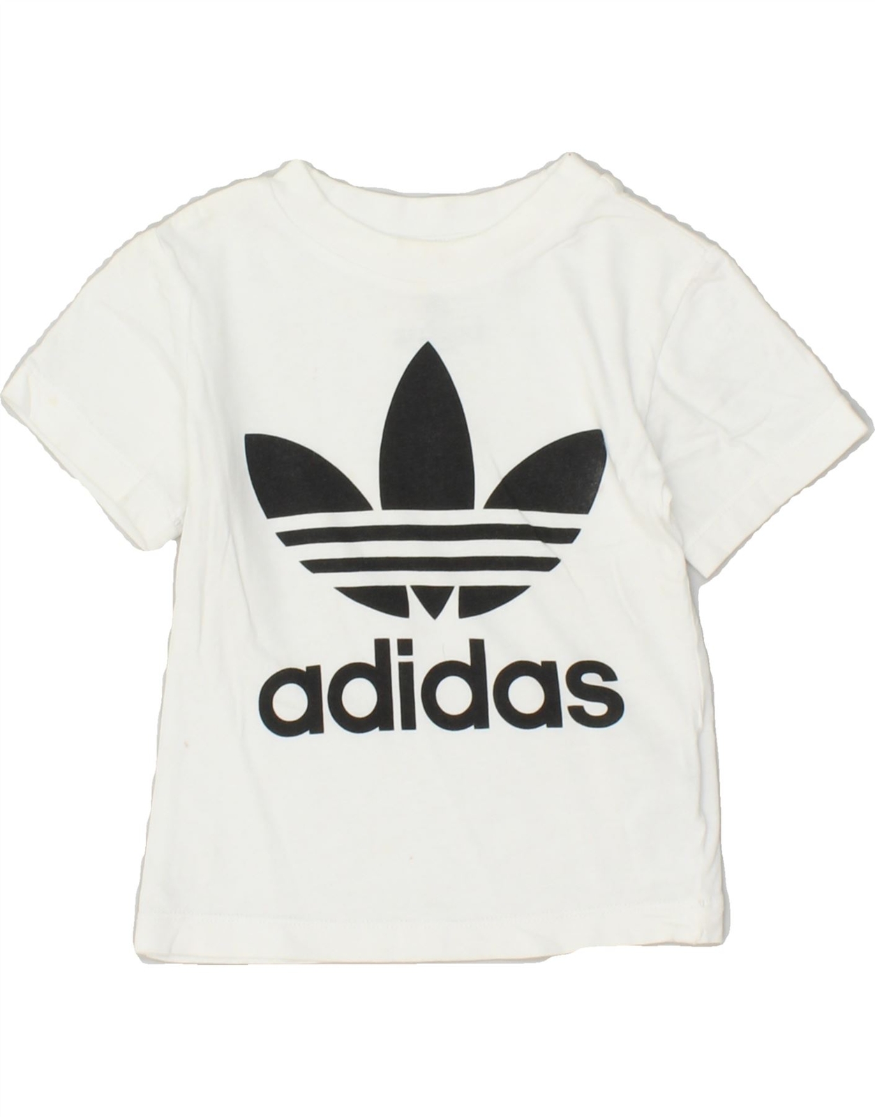 Camiseta Top ADIDAS Bebé Niño Gráfico 18-24 Meses Algodón Blanco NV30