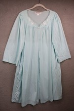 Miss Elaine Classics 3/4 Sleeve Nightgown/Robe-Size Large-Pockets