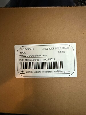 OEM GE Drive Motor Inverter Board WH22X36270