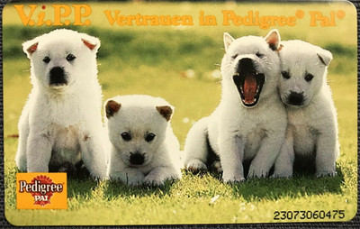 K 880 07.93 6 DM Pedigree Pal Welpen Hund Nr. 1 nur 4000 Ex. Neu***Mint***