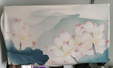 Floral Pattern Elasticated Cover For 32.5 ~34" TV. Good Condition.