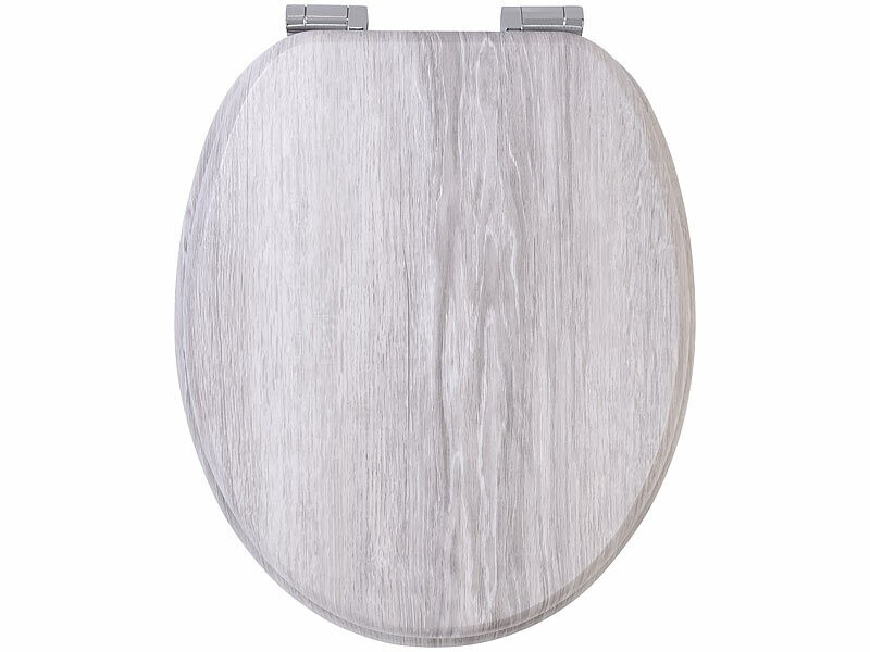 Abattant de WC O aspect bois clair BadeStern pour déco nature