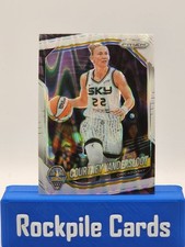 2025 Panini Prizm WNBA - Courtney Vandersloot #124 White Seismic Prizm