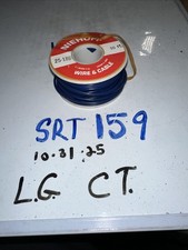 Niehoff 25-186 - 18 Gauge Wire Spool BLUE 50 Feet Vintage NOS
