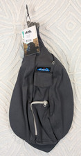 KAVU Rope Sack Sling Crossbody Bag Travel Pavement Gray Solid Hiking 923-960