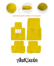 Schafsleder Fußmatten für Rolls-Royce Cullinan (2018–2025) - Gelb