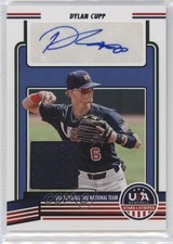2023 Panini USA Baseball Stars & Stripes Materials Dylan Cupp #18U-DC Auto b6y