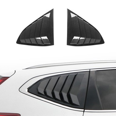 For Honda CRV CR-V 2017-2022 Rear Side Window Louvers Shutter Cover Carbon Style