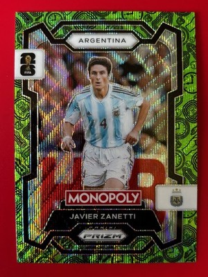 Javier Zanetti 2026 Panini Monopoly FIFA World Cup No. 53 Green