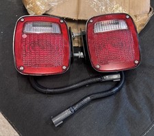 Grote Pair Of Jeep Wrangler Rear Tail Lights Cj Tj Series 1976-2006 Preowned Grote Pair Of Jeep Wrangler Rear Tail Lights Cj Tj Series 1976-2006 Preowned