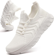 Running Shoes Women Tennis Sneakers Slip on Walking Gym Non Slip Work Workout At