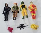 J-583 VINTAGE 1980'S HASBRO GI JOE ACTION FIGURES BARONESS TOLLBOOTH ETC