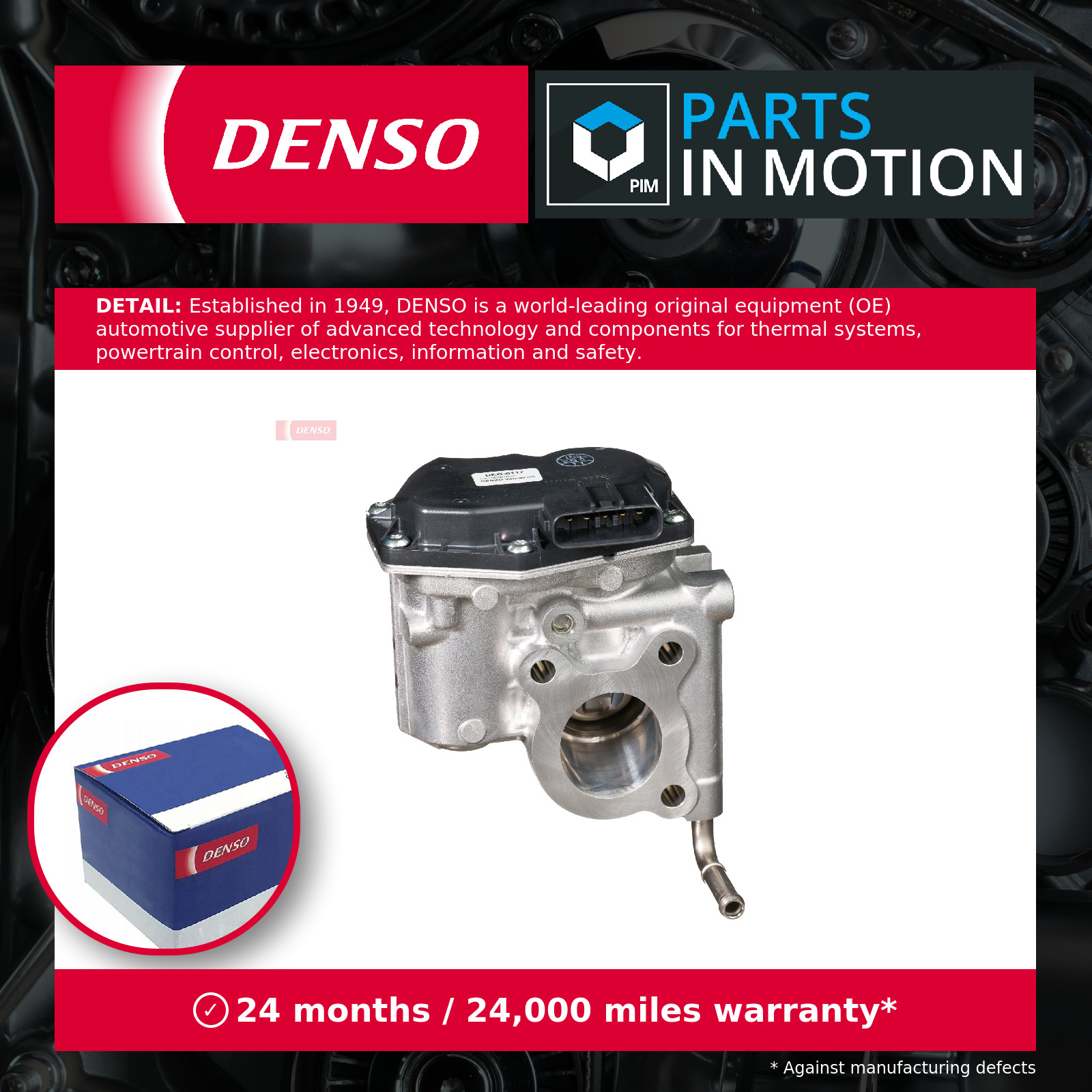DENSO DEG-0117 EGR Valve for LEXUS - Image 7