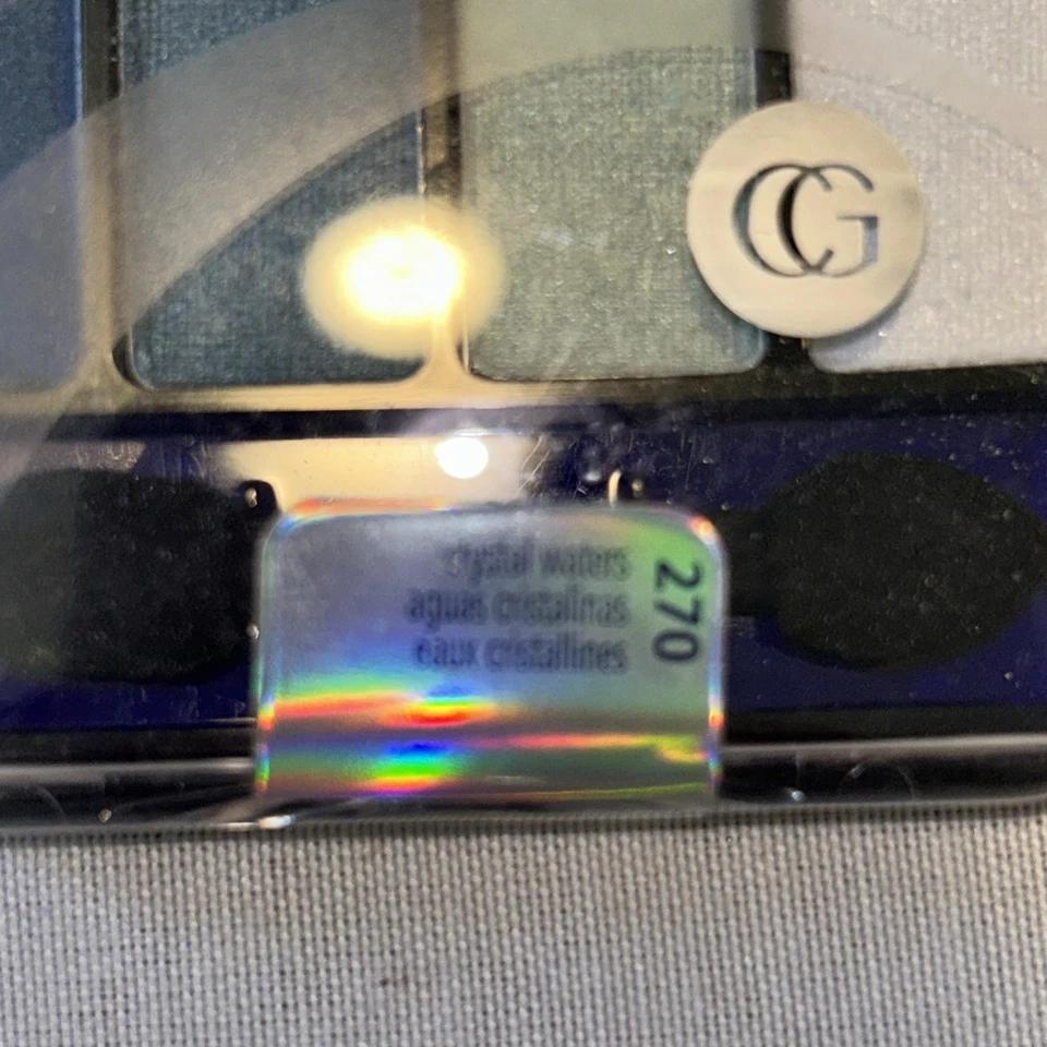 RARE HTF DISCONTINUED Covergirl Eye Enhancers Quad #270 Crystal Waters Sealed - Image 2 of 3