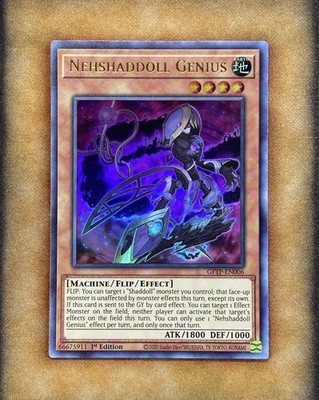 Yugioh Nehshaddoll Genius GFTP-EN006 Ultra Rare 1st Ed NM