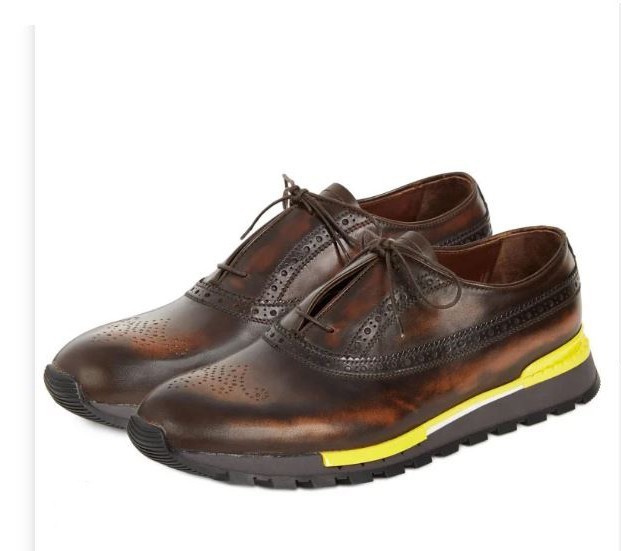 Berluti Fast Track Shoe Sz 9 US/8 UK Venezia Leather Sneaker